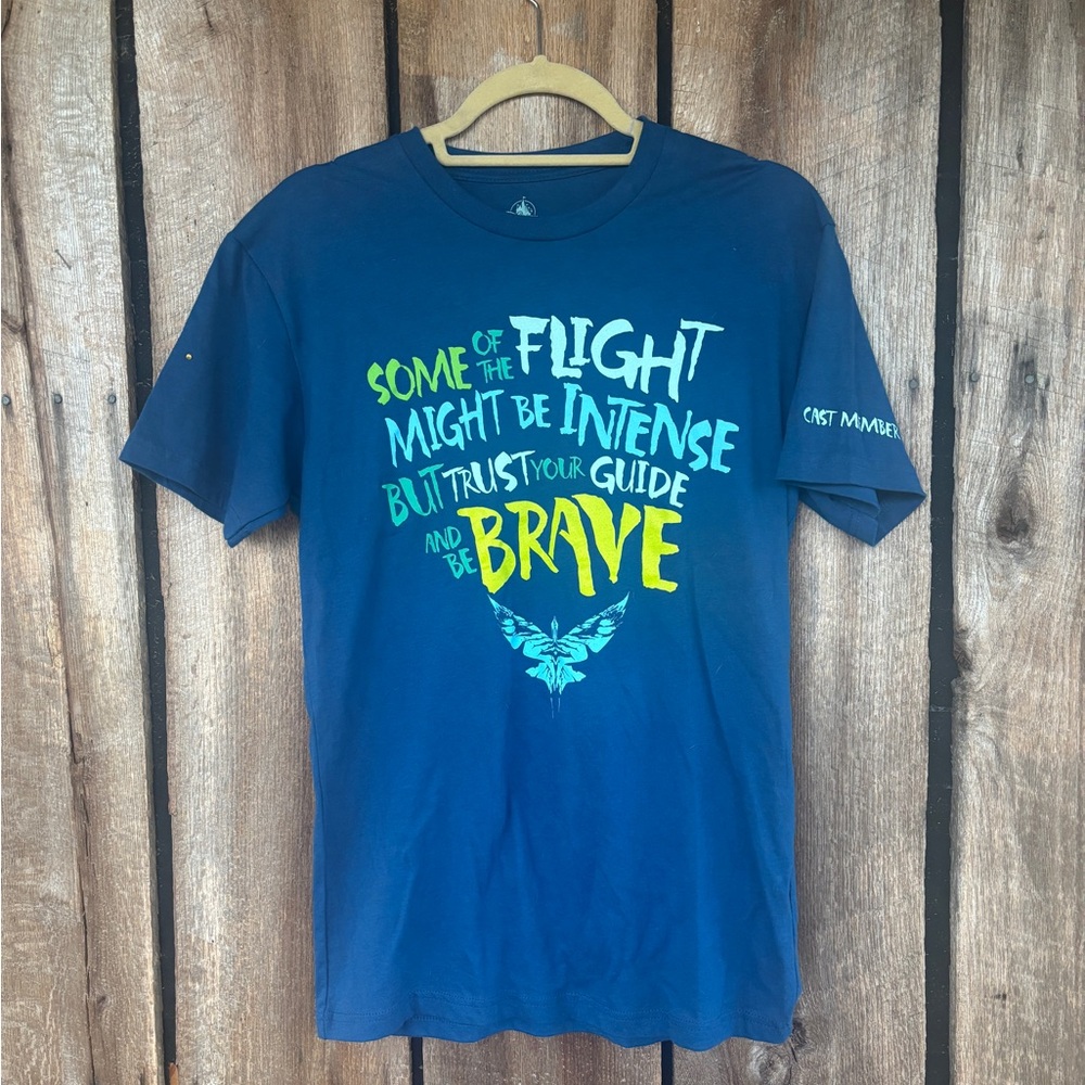 Disney Pandora Avatar Flight of Passage Cast Member T-Shirt Small Blue‎
